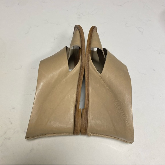 J Jill Women’s Open Toe Criss Cross Strap Wedge Sandals Beige Leather Size 11 - Picture 9 of 16